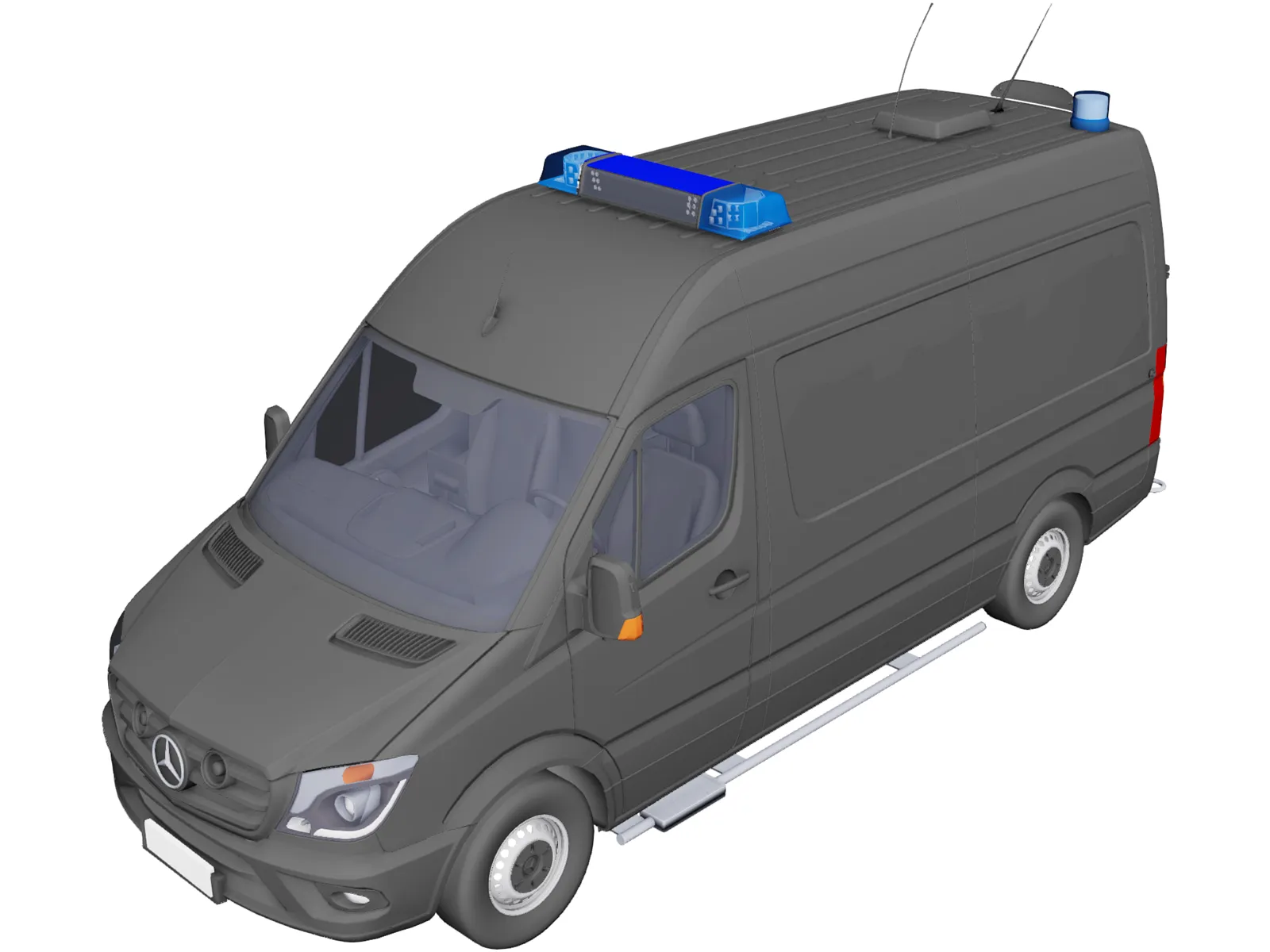Mercedes-Benz Sprinter RTK7 3D Model