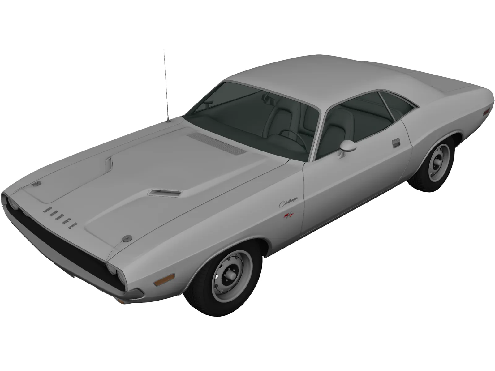 Dodge Challenger (1970) 3D Model