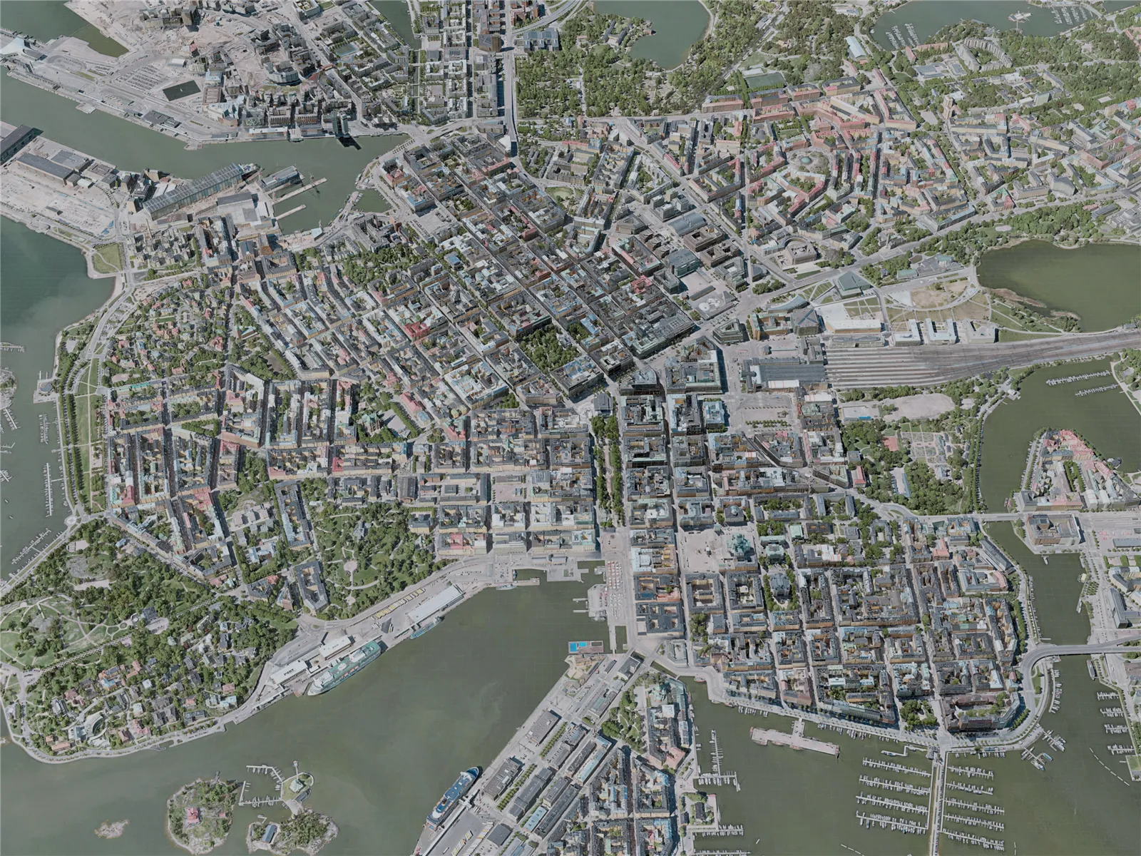 Helsinki City, Finland (2020) 3D Model