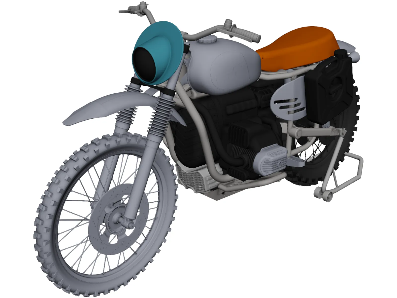 Ural Enduro 3D Model