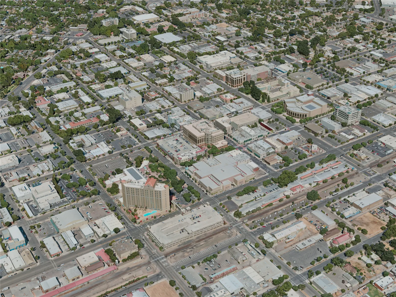 Modesto City, USA (2020) 3D Model