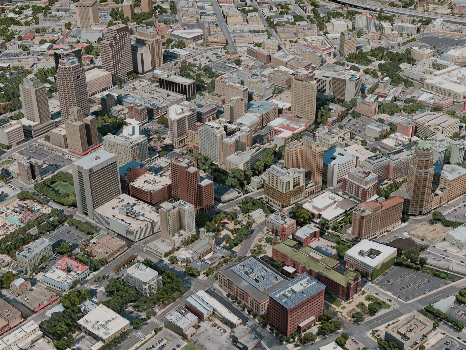 San Antonio City, USA (2020) 3D Model