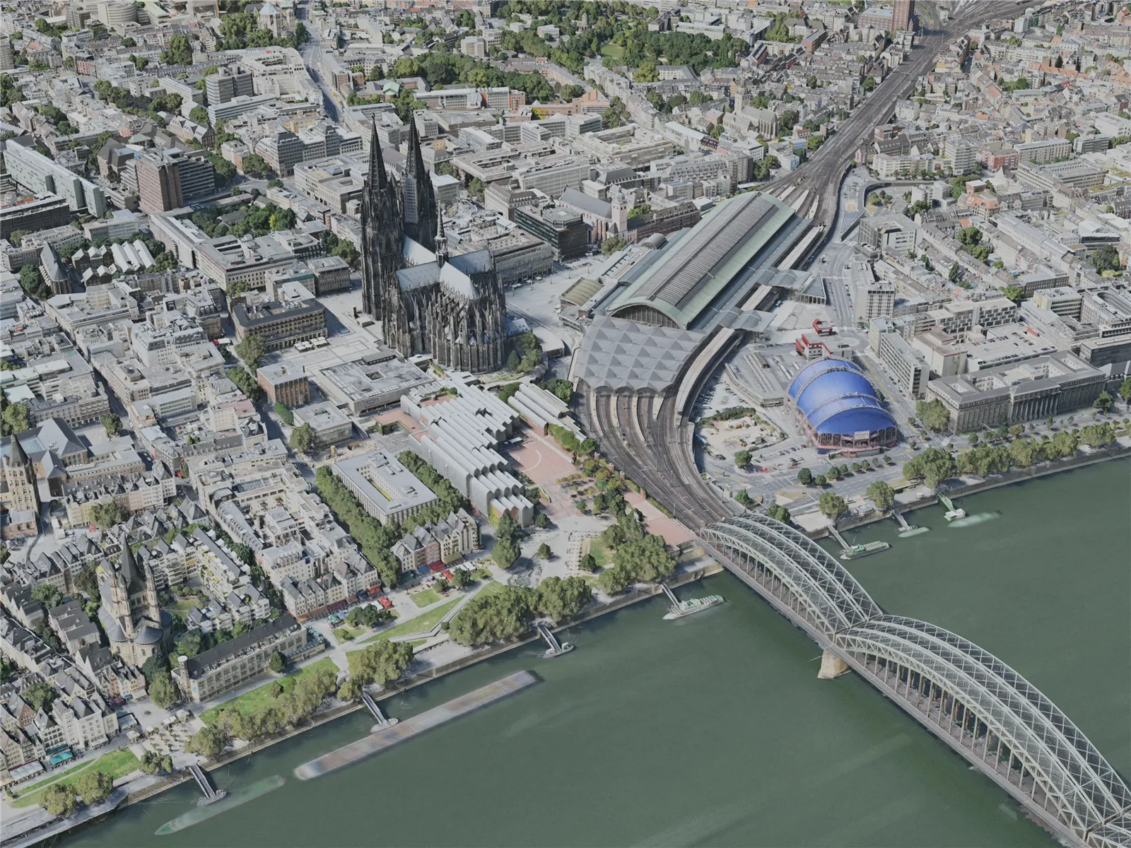 Cologne City, Germany (2020) 3D Model