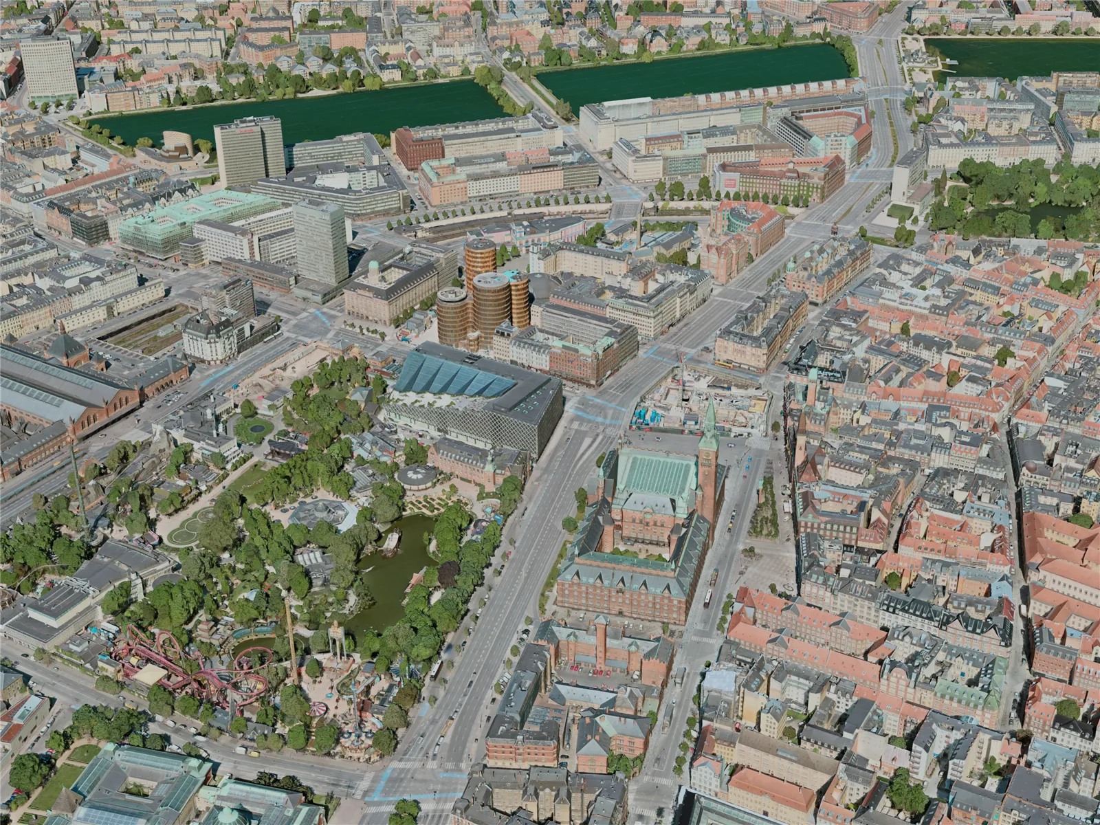 Copenhagen City, Denmark (2020) 3D Model