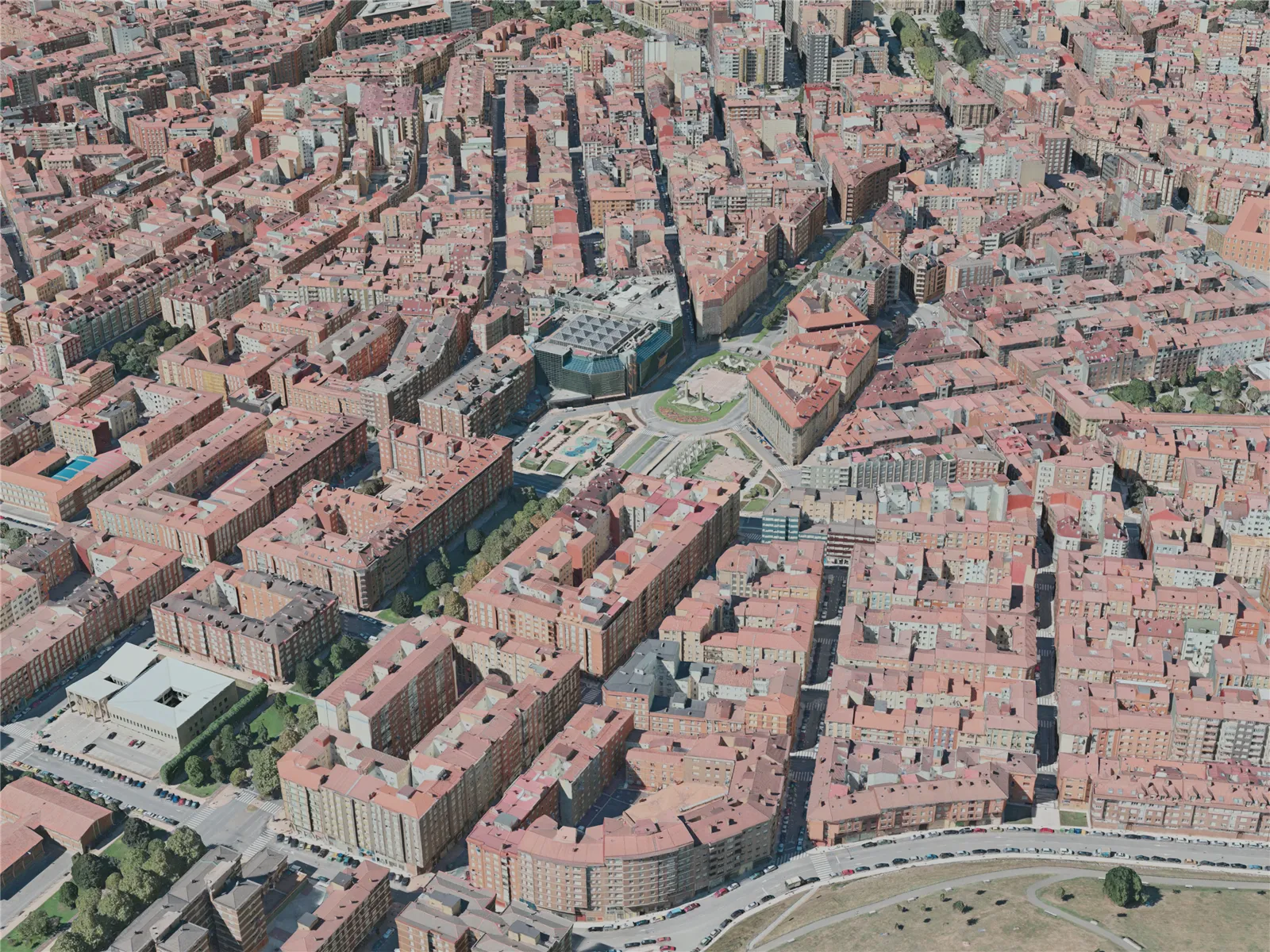 Gijon City, Spain (2020) 3D Model