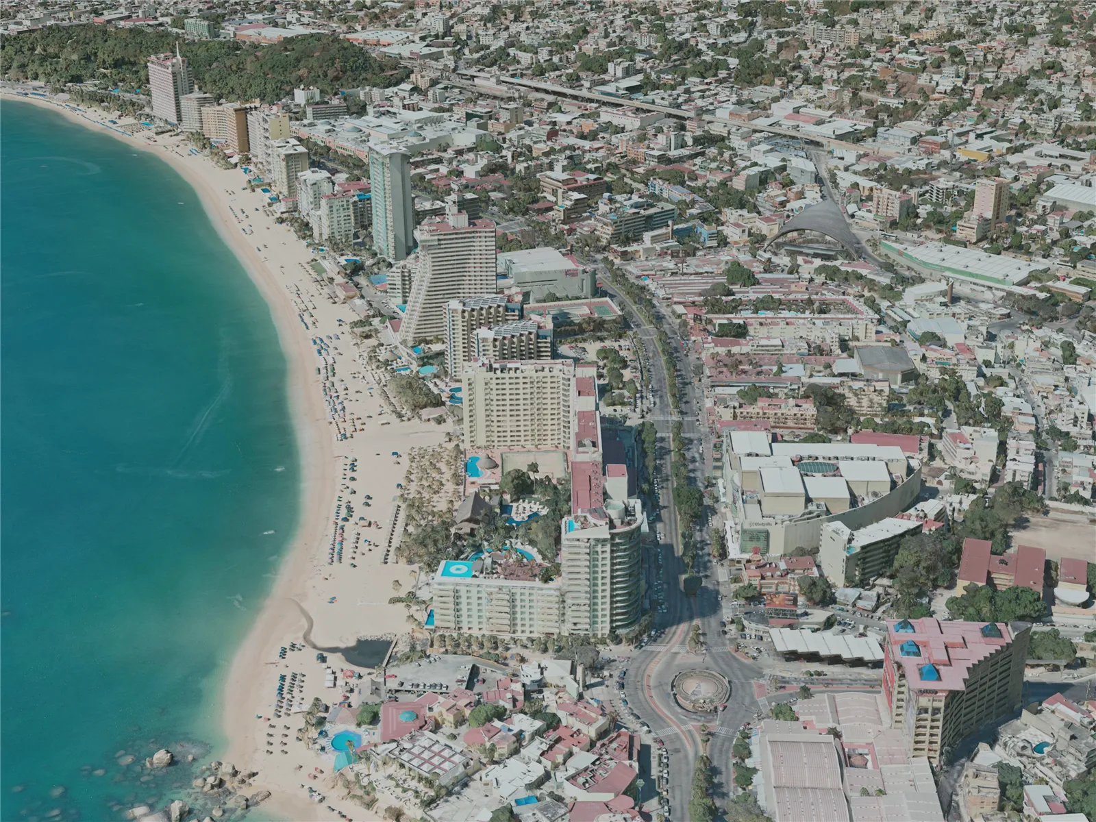 Acapulco City, Mexico (2020) 3D Model