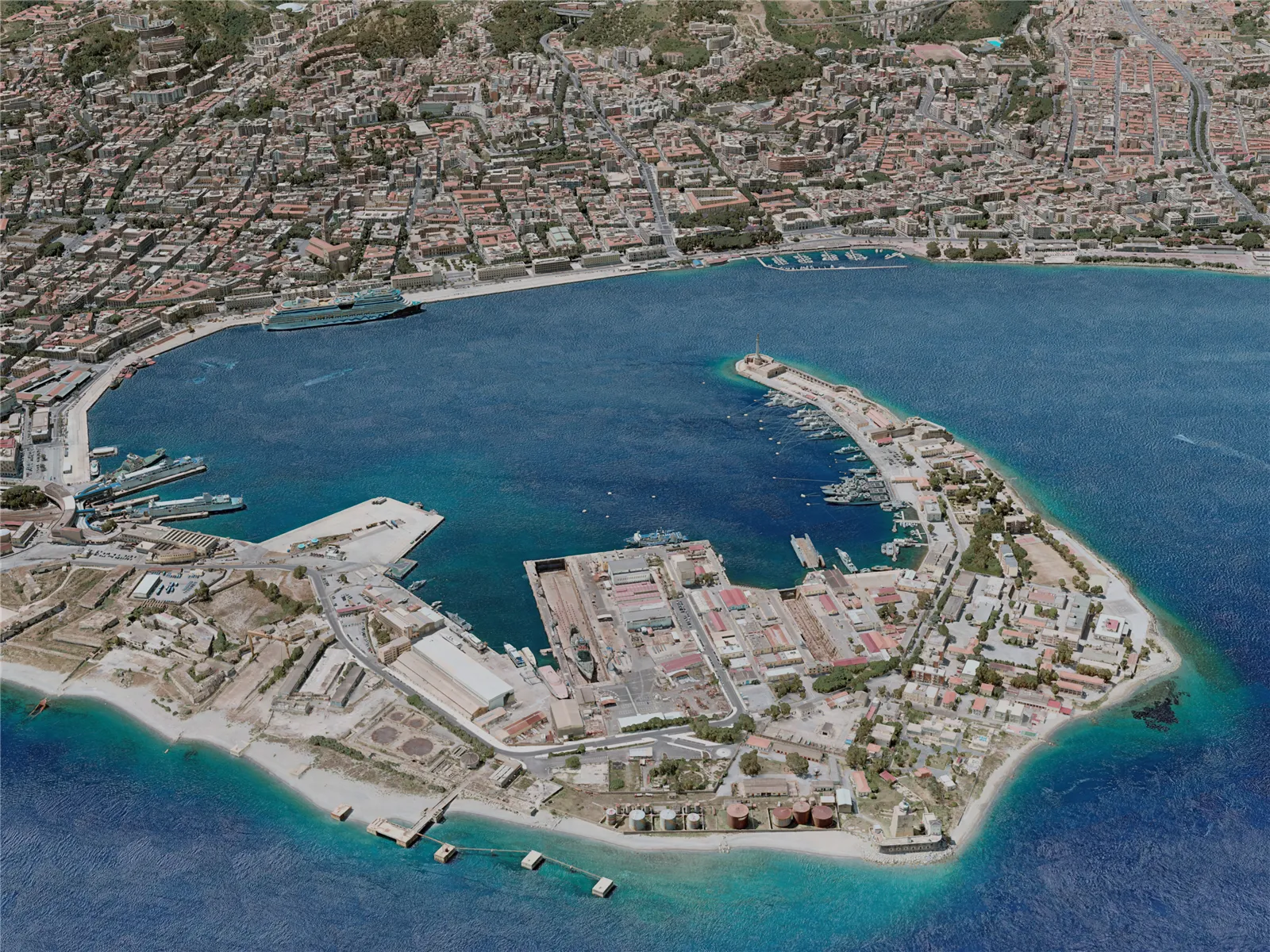 Messina City, Italy (2020) 3D Model