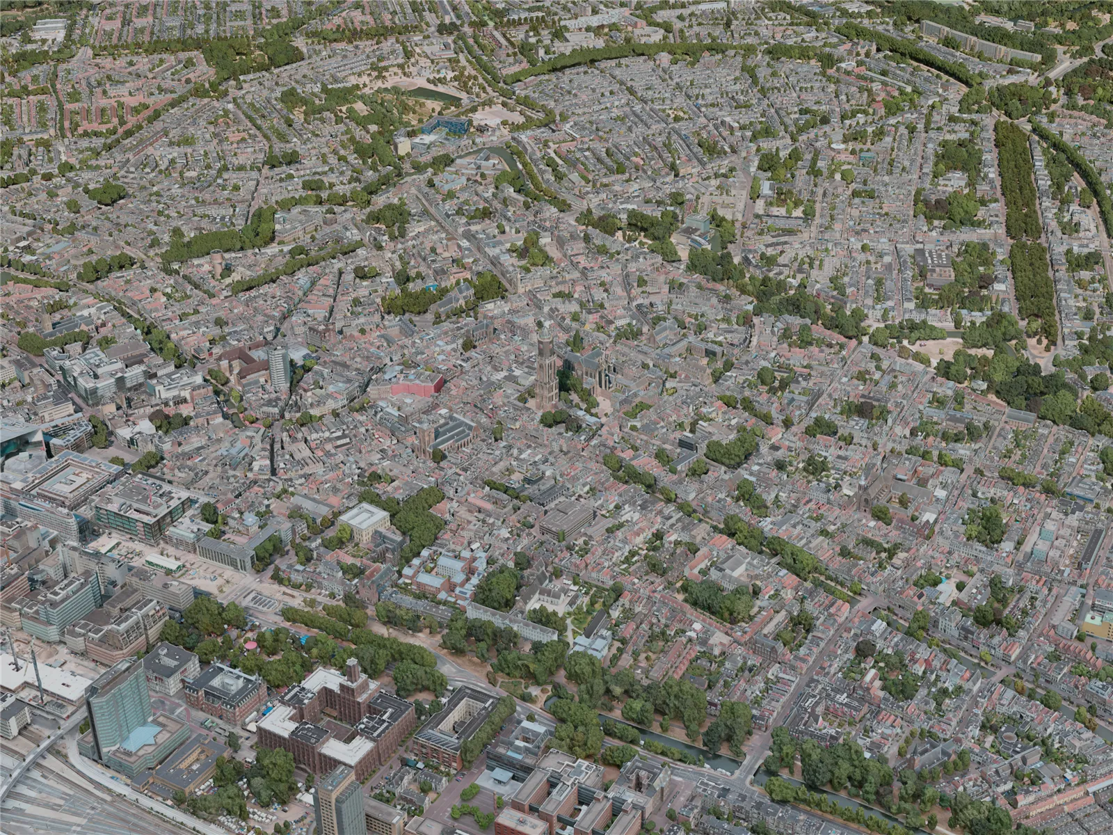 Utrecht City, Netherlands (2020) 3D Model
