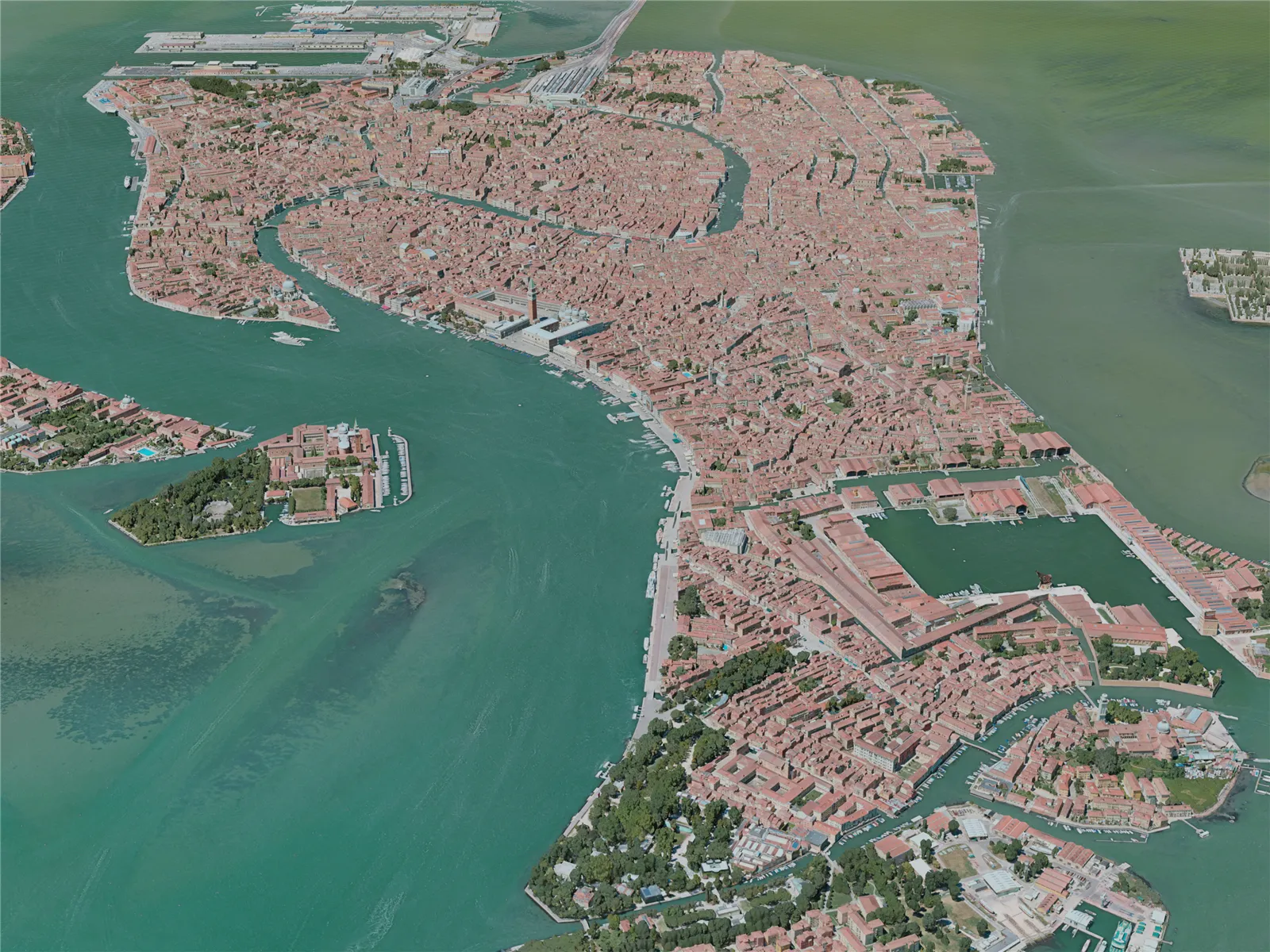 Venice City, Italy (2020) 3D Model