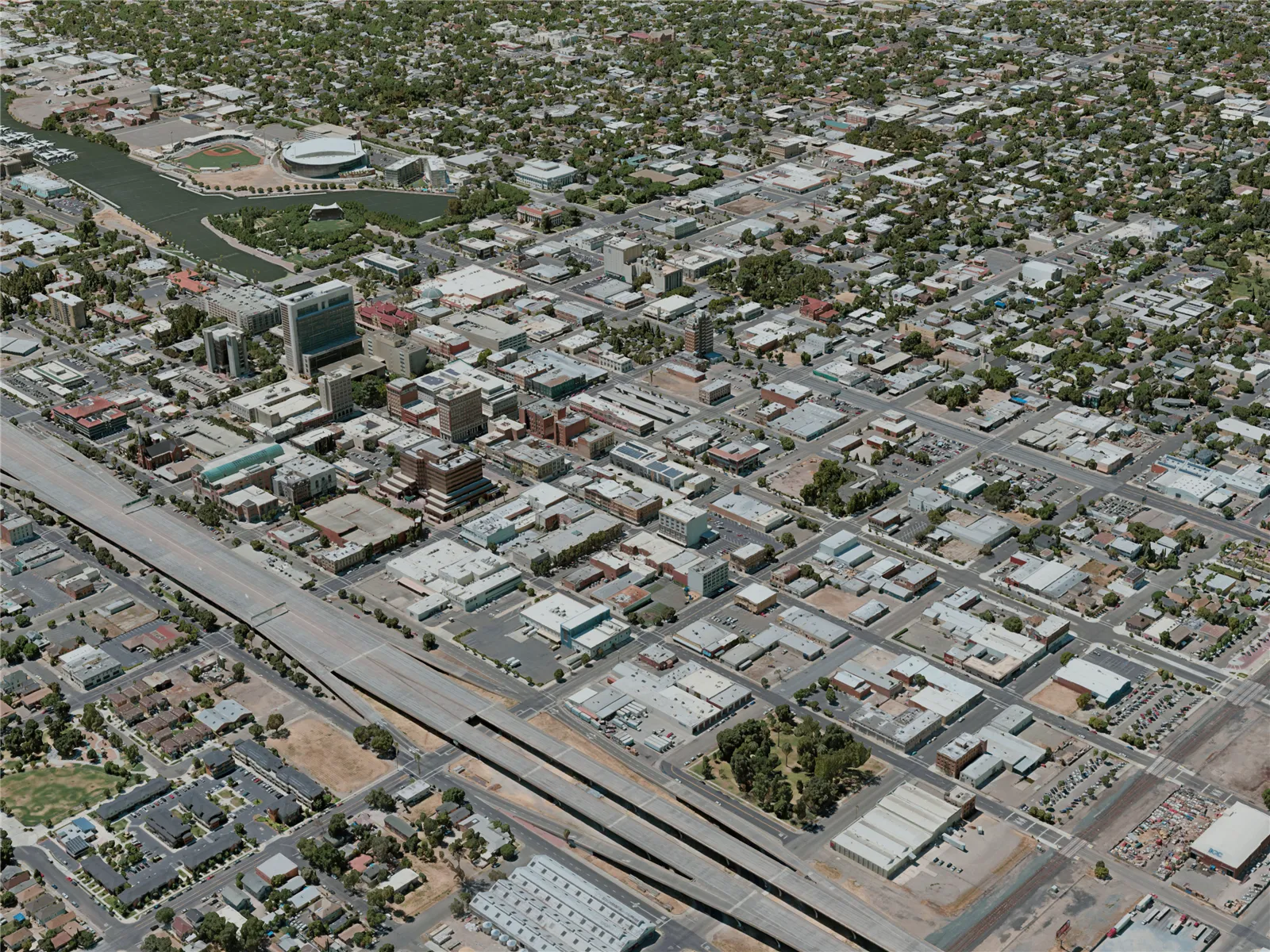 Stockton City, USA (2020) 3D Model