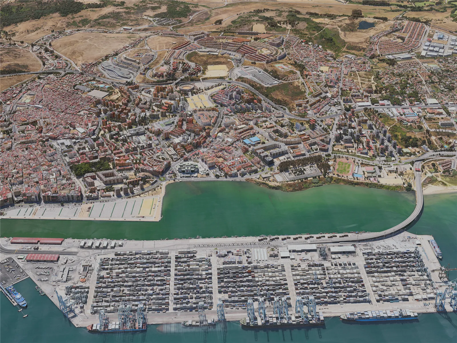 Algeciras City, Spain (2020) 3D Model