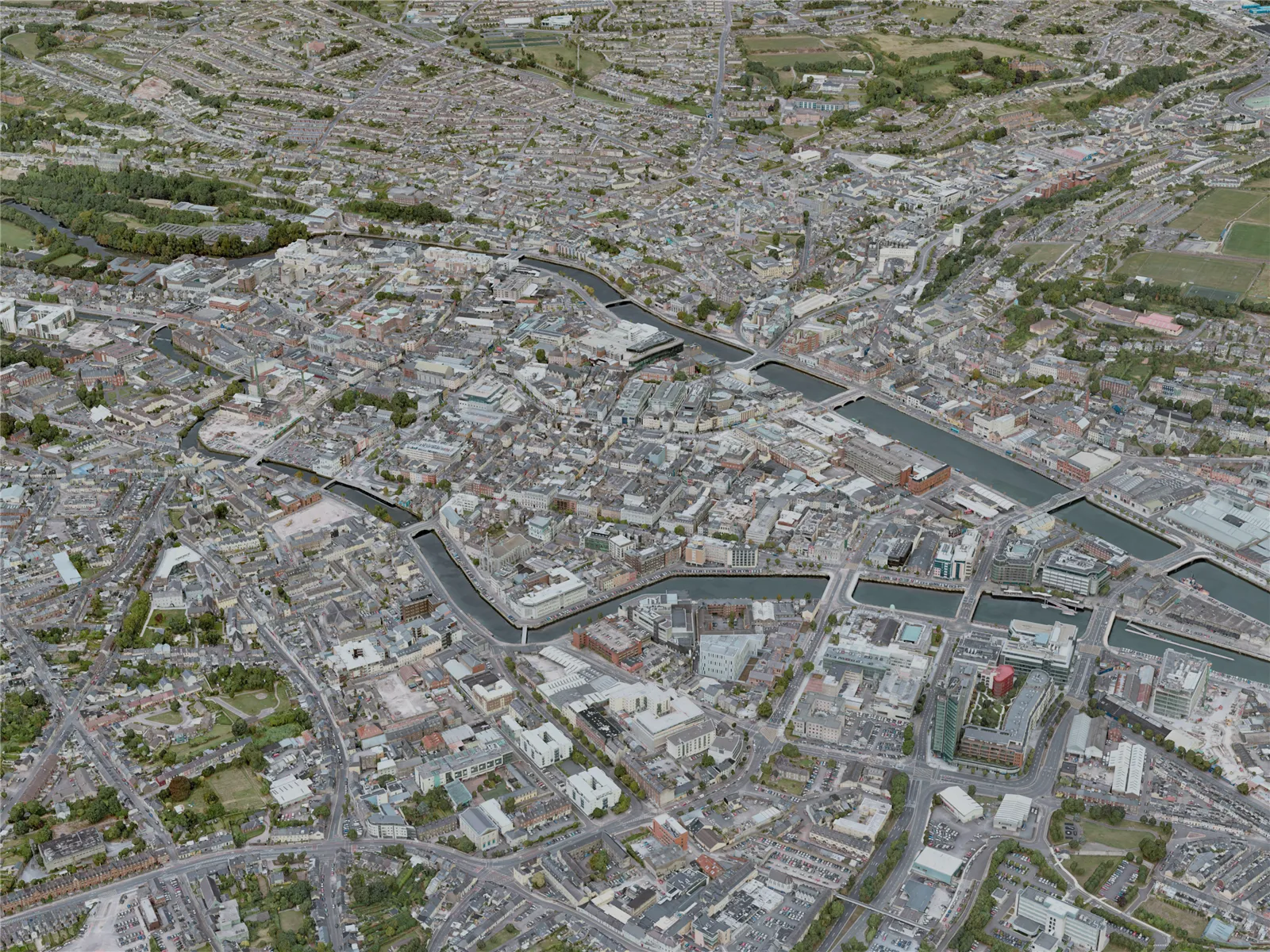 Cork City, Ireland (2020) 3D Model