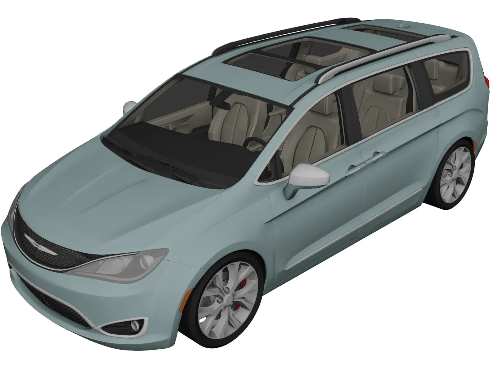 Chrysler Pacifica (2016) 3D Model