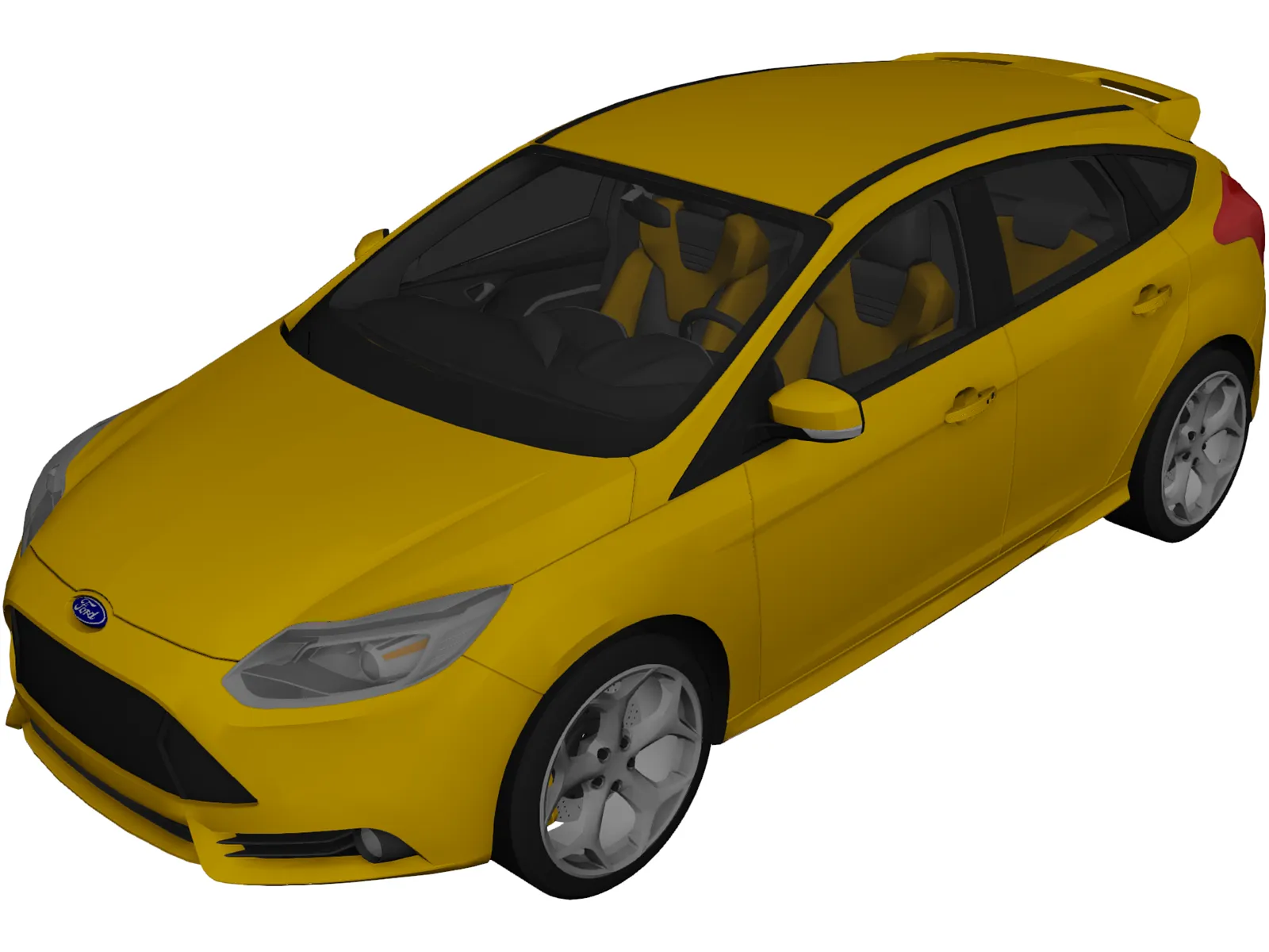 Ford Focus ST (2012) 3D Model