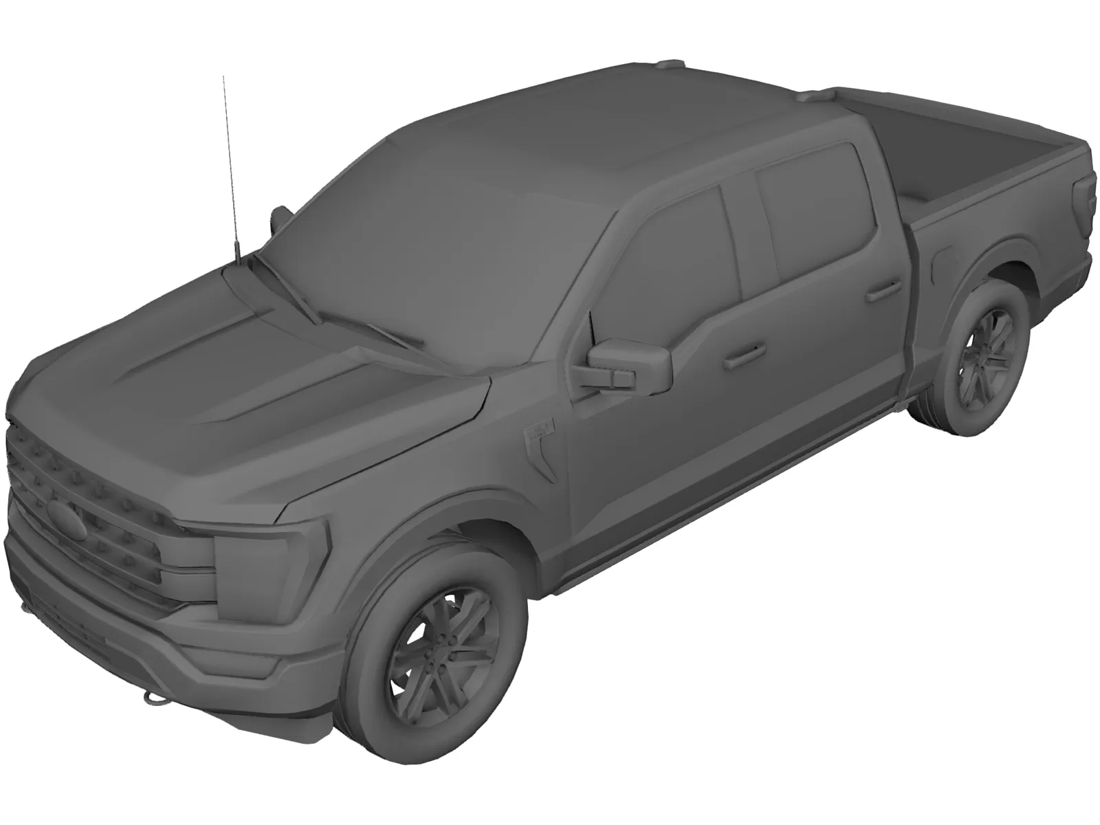 Ford F-150 (2021) 3D Model