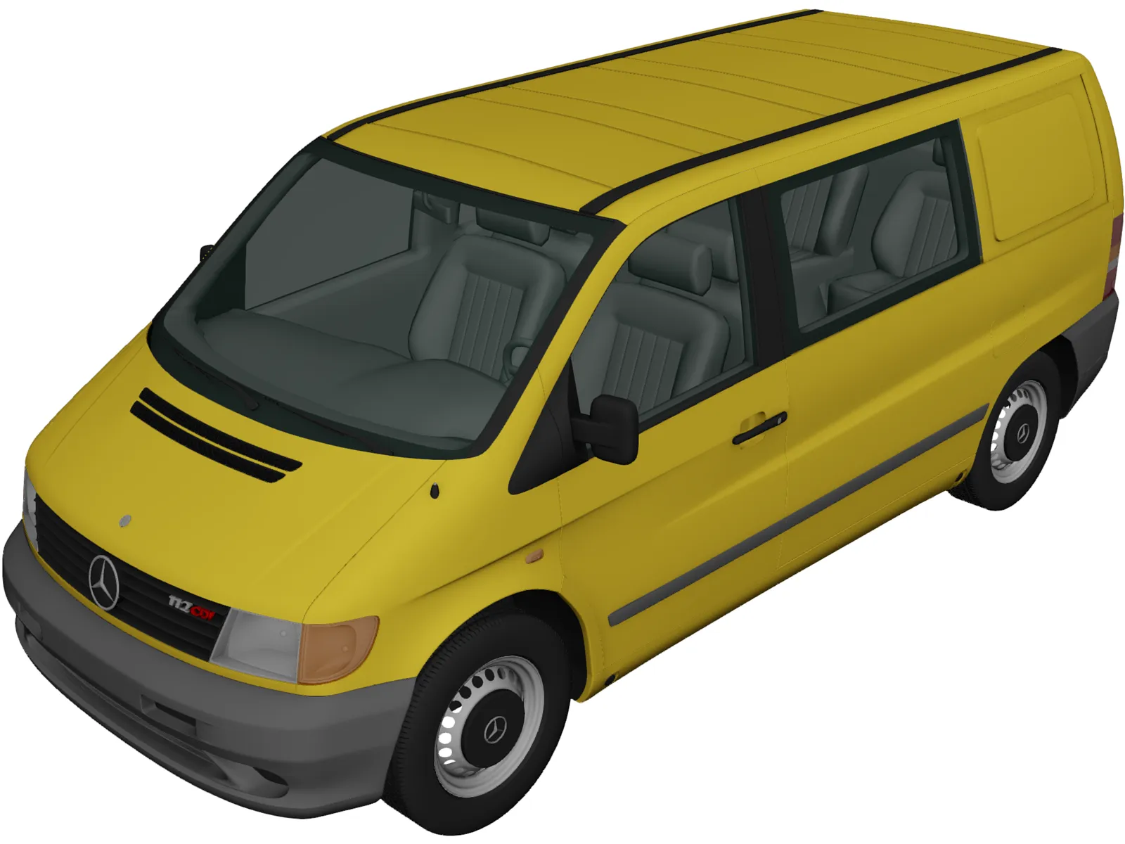 Mercedes-Benz Vito (1996) 3D Model