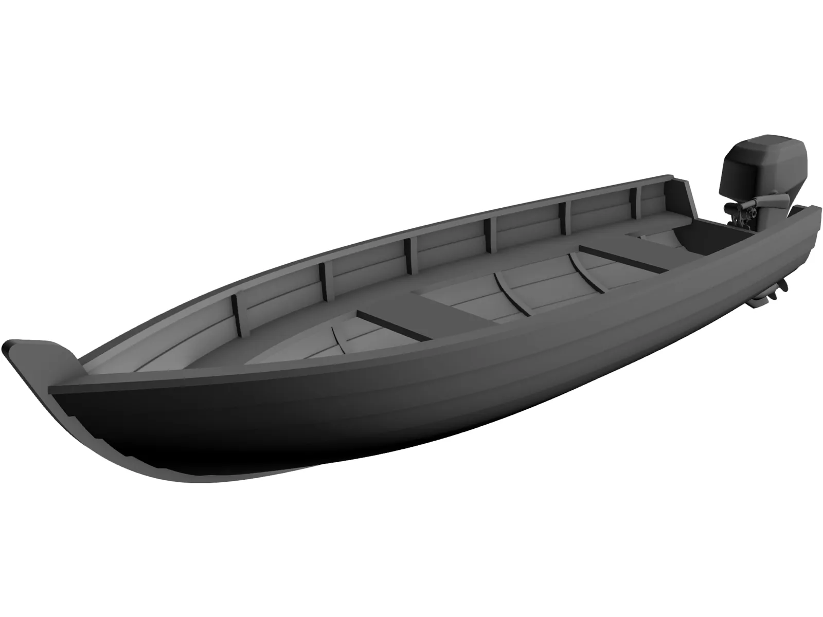 Boat 3D Model