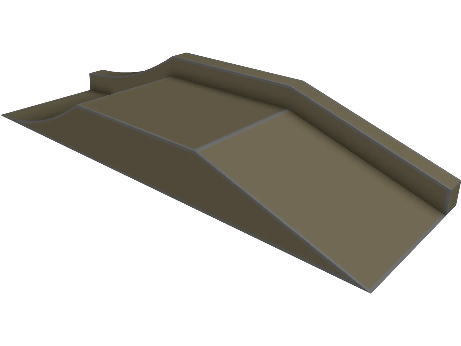 Ramp for Skeating 3D Model