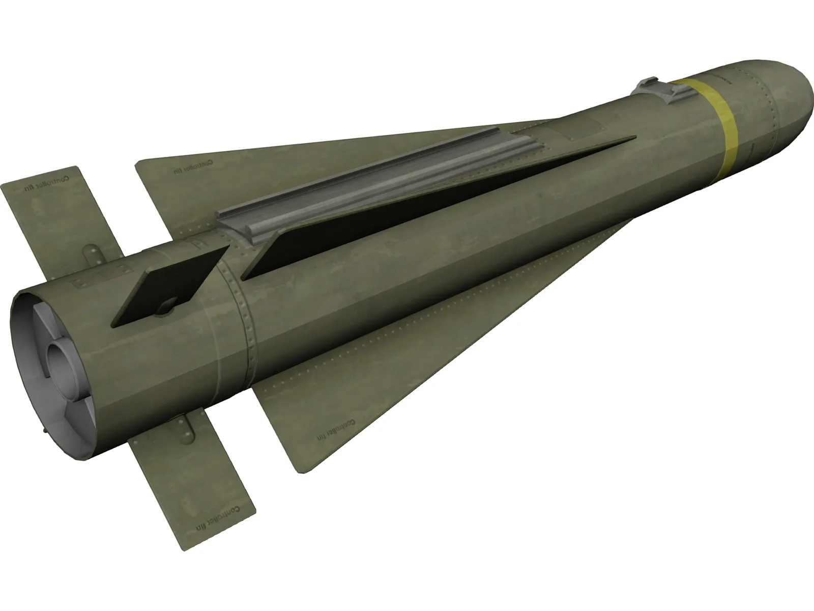 AGM-65K Maverick Missile 3D Model