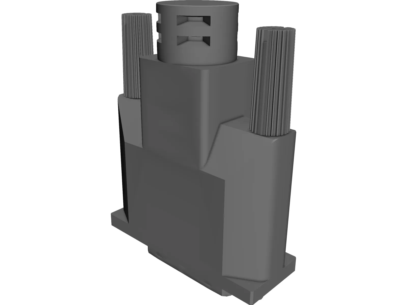 DVI Connector 3D Model