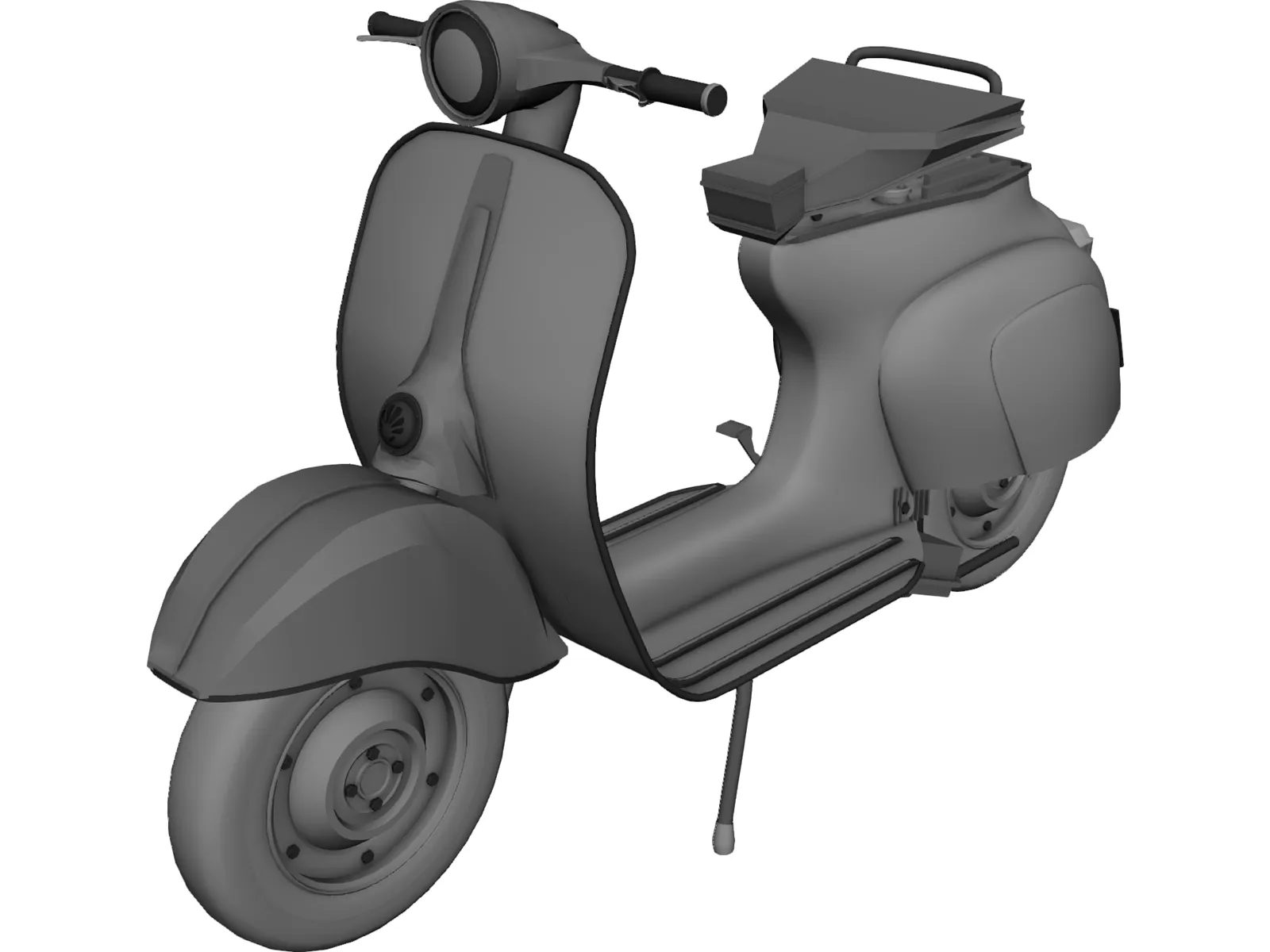 Scooter Vespa 3D Model