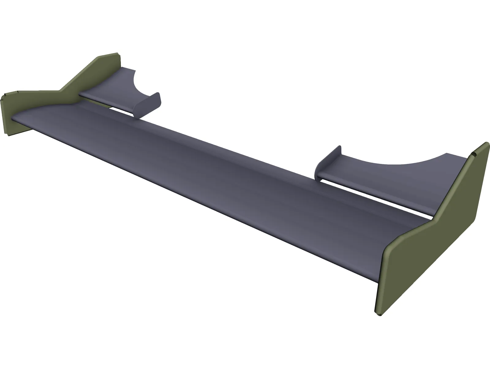 Formula BMW Front Wing Assembly 3D Model