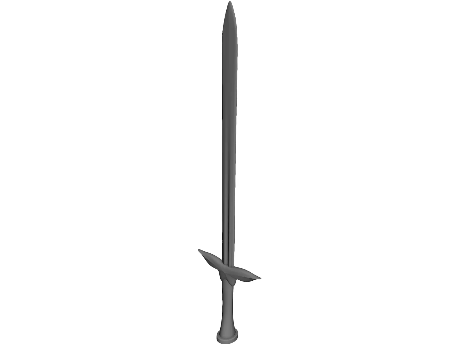 Two Handed Sword 3D Model