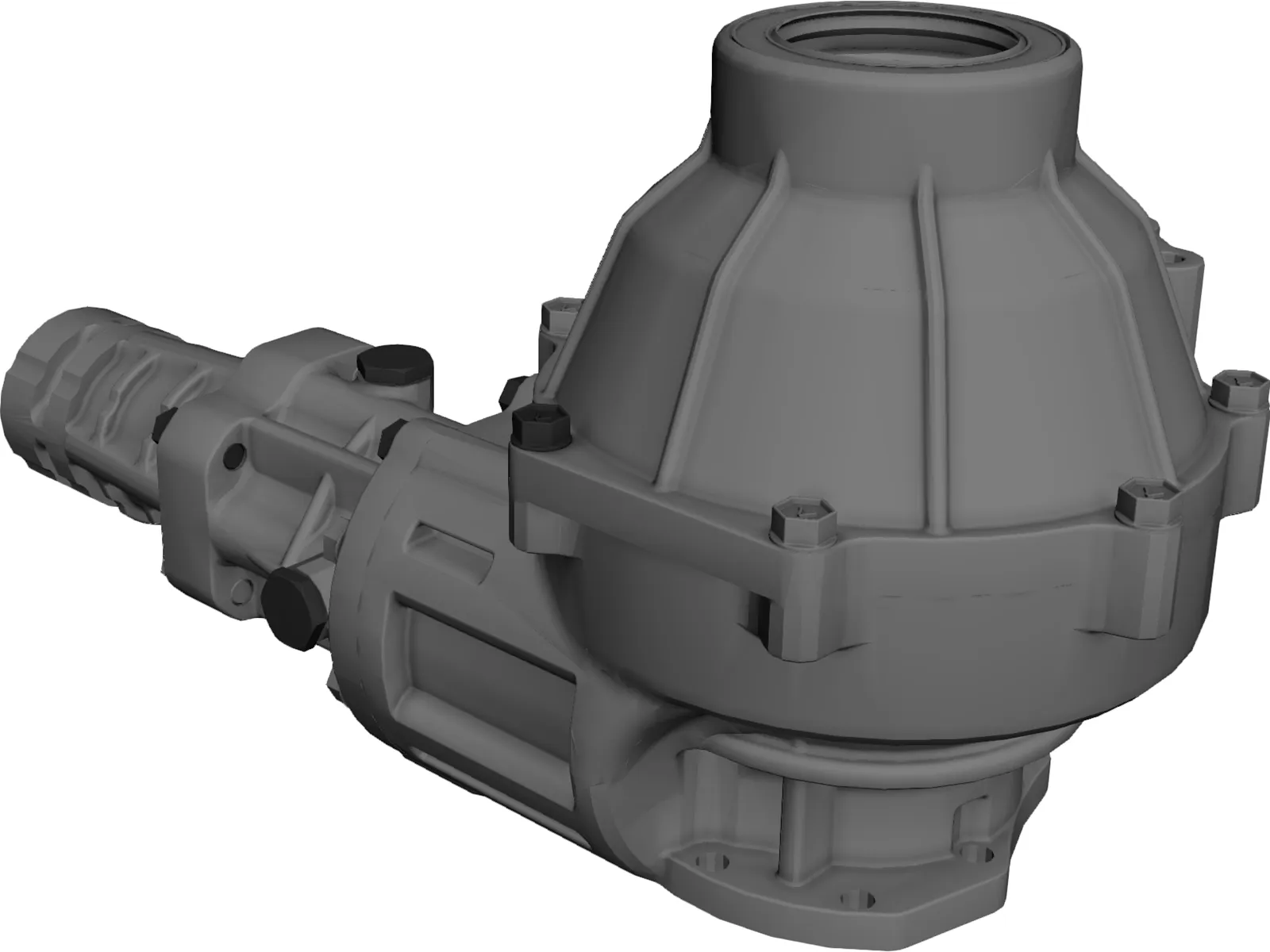 Transfer Gear Box 3D Model