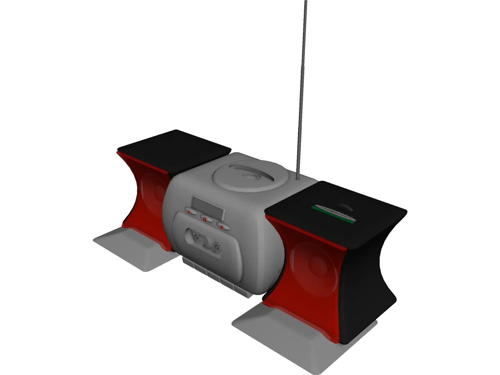 Radio 3D Model