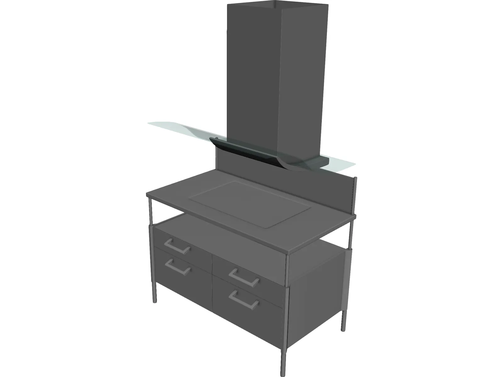 Kitchen Hood 3D Model