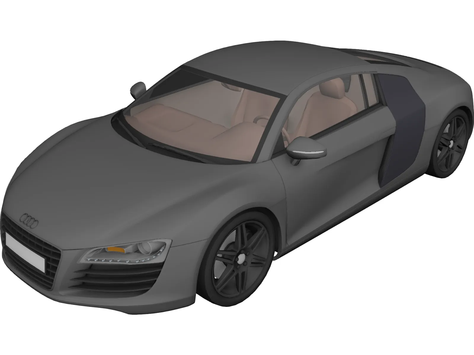 Audi R8 3D Model