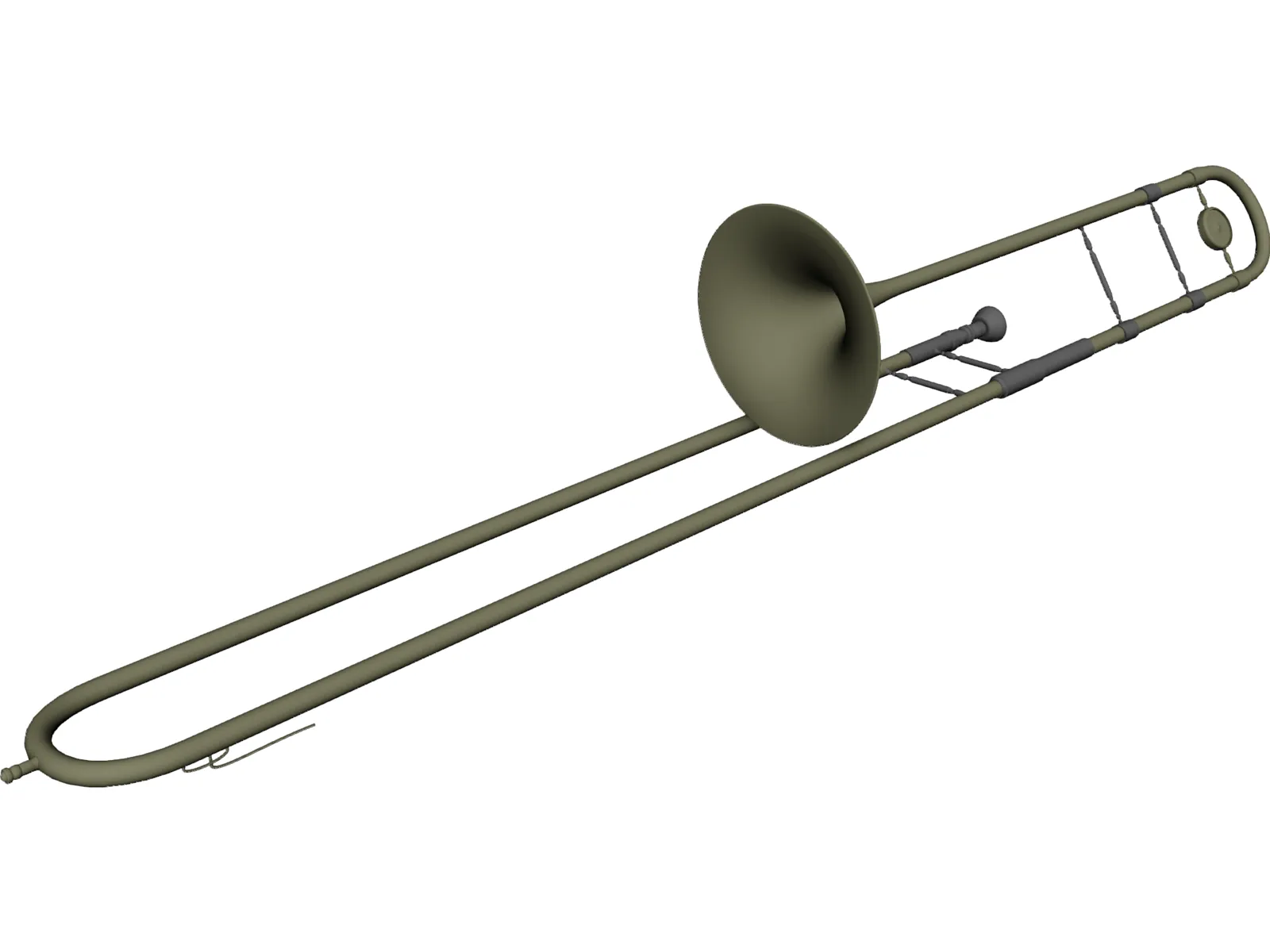 Trombone 3D Model