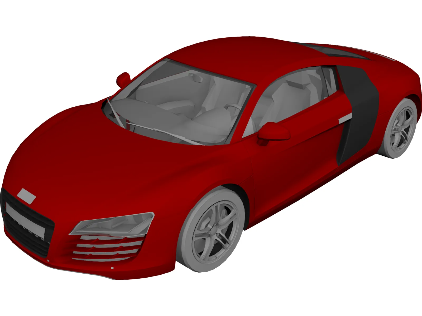 Audi R8 3D Model