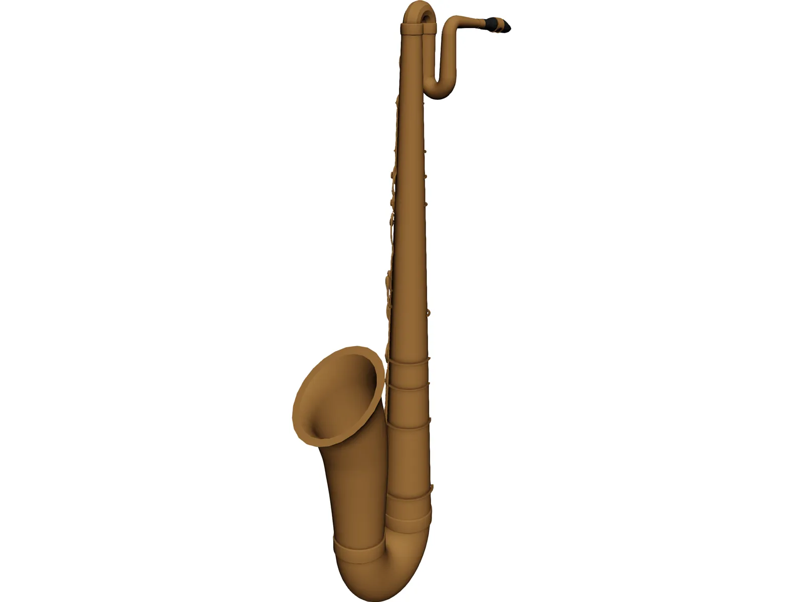 Baritone Sax 3D Model