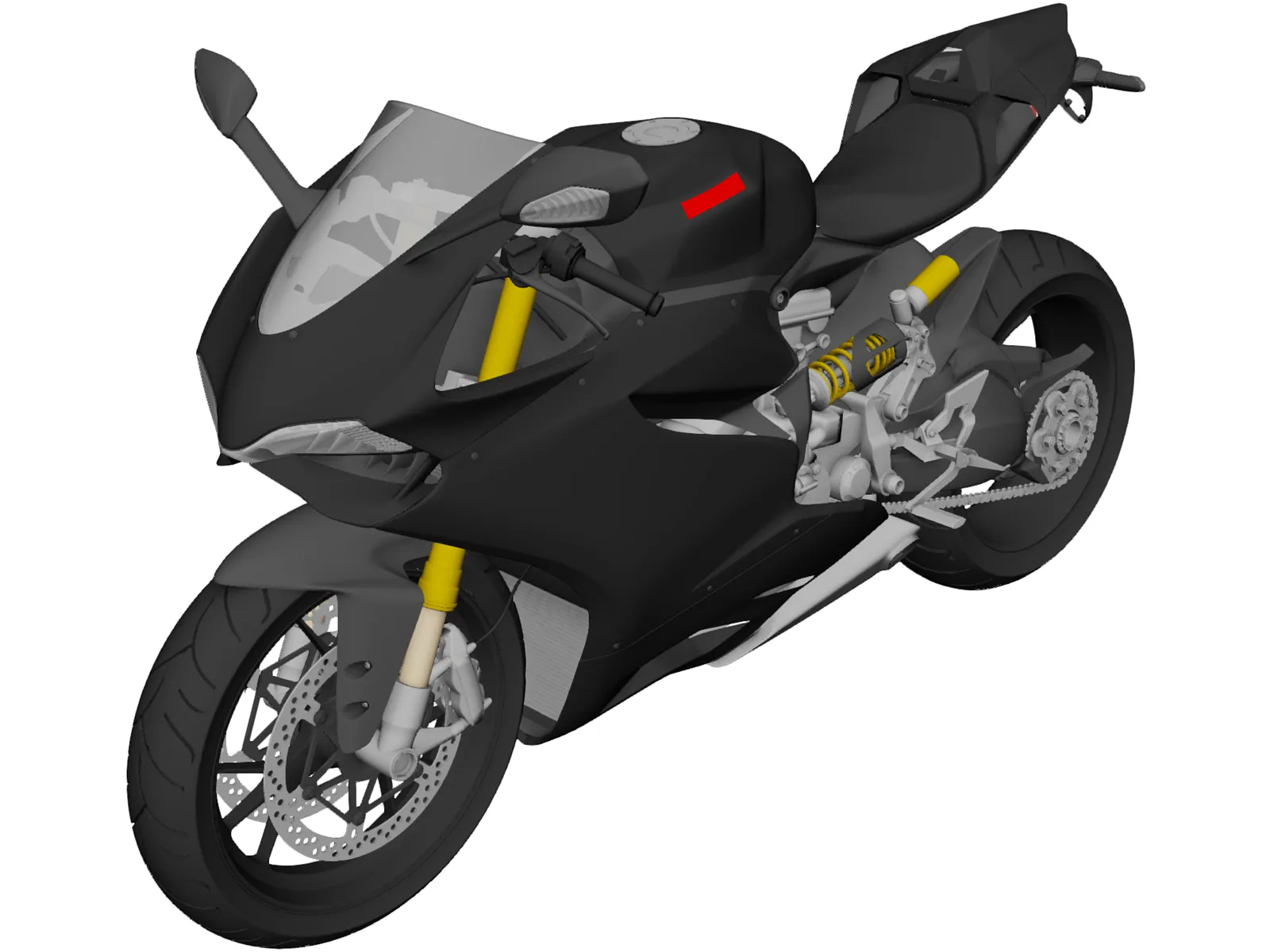 Ducati 1199 Panagale 3D Model