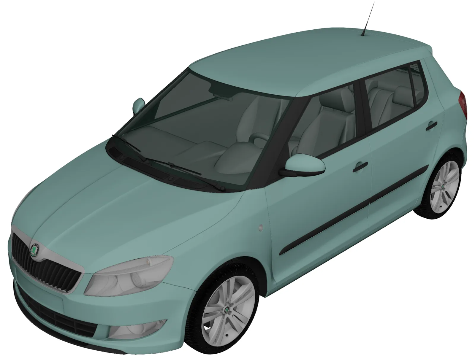 Skoda Fabia (2011) 3D Model