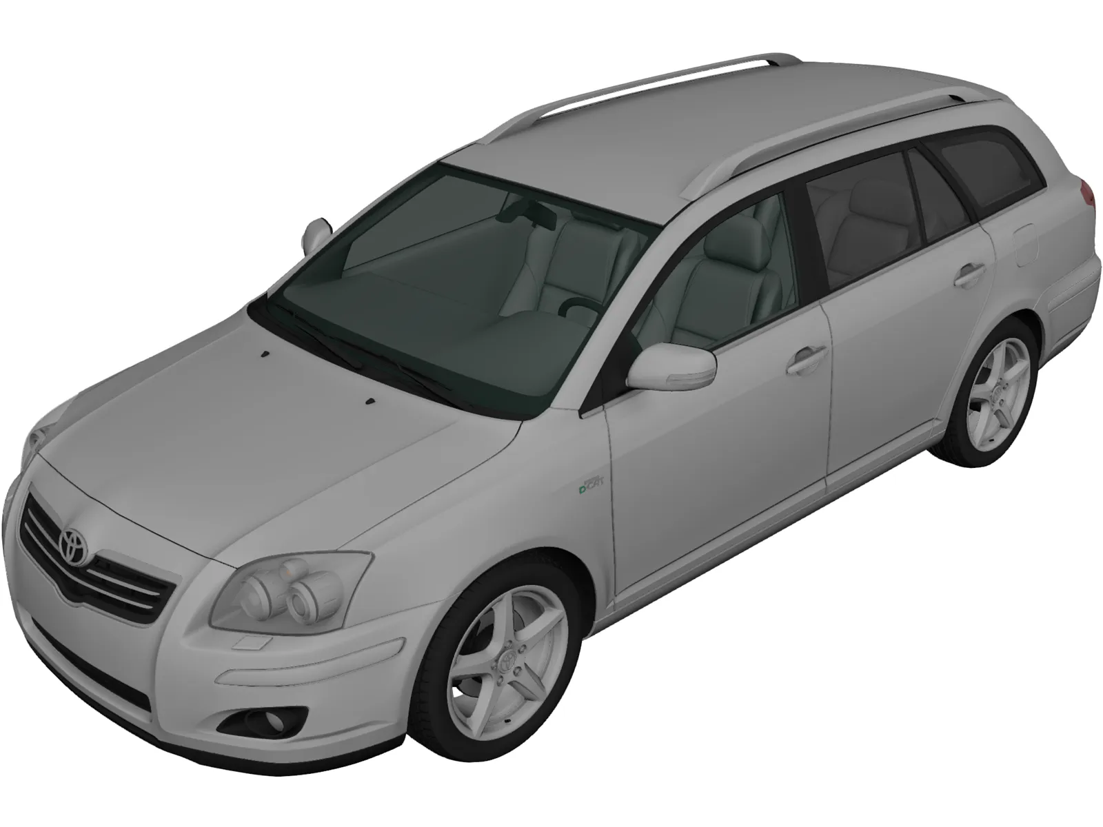 Toyota Avensis Wagon (2006) 3D Model