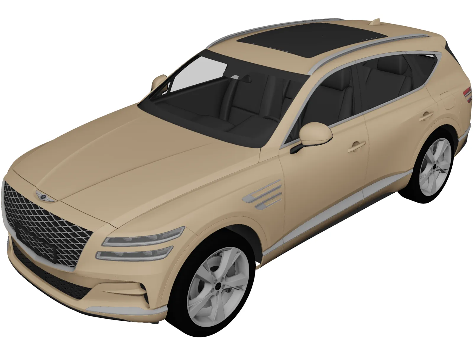 Genesis GV80 (2020) 3D Model