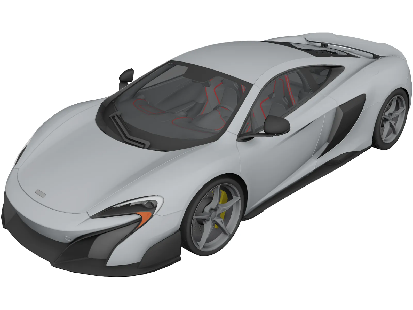 McLaren 675LT (2016) 3D Model