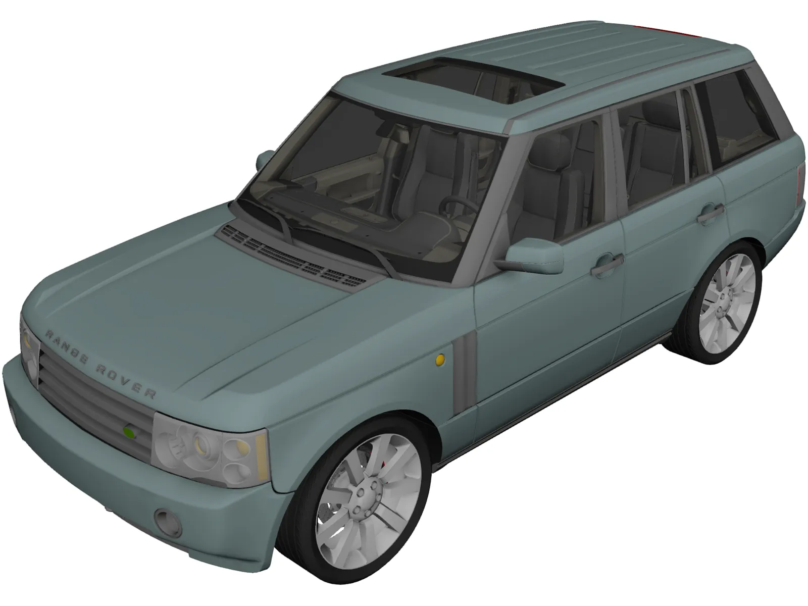 Range Rover Vogue (2004) 3D Model