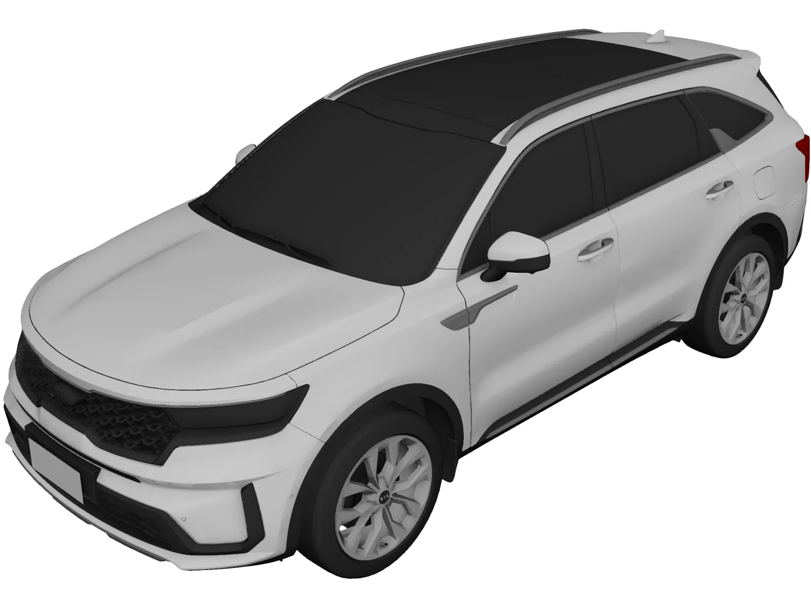 Kia Sorento (2021) 3D Model