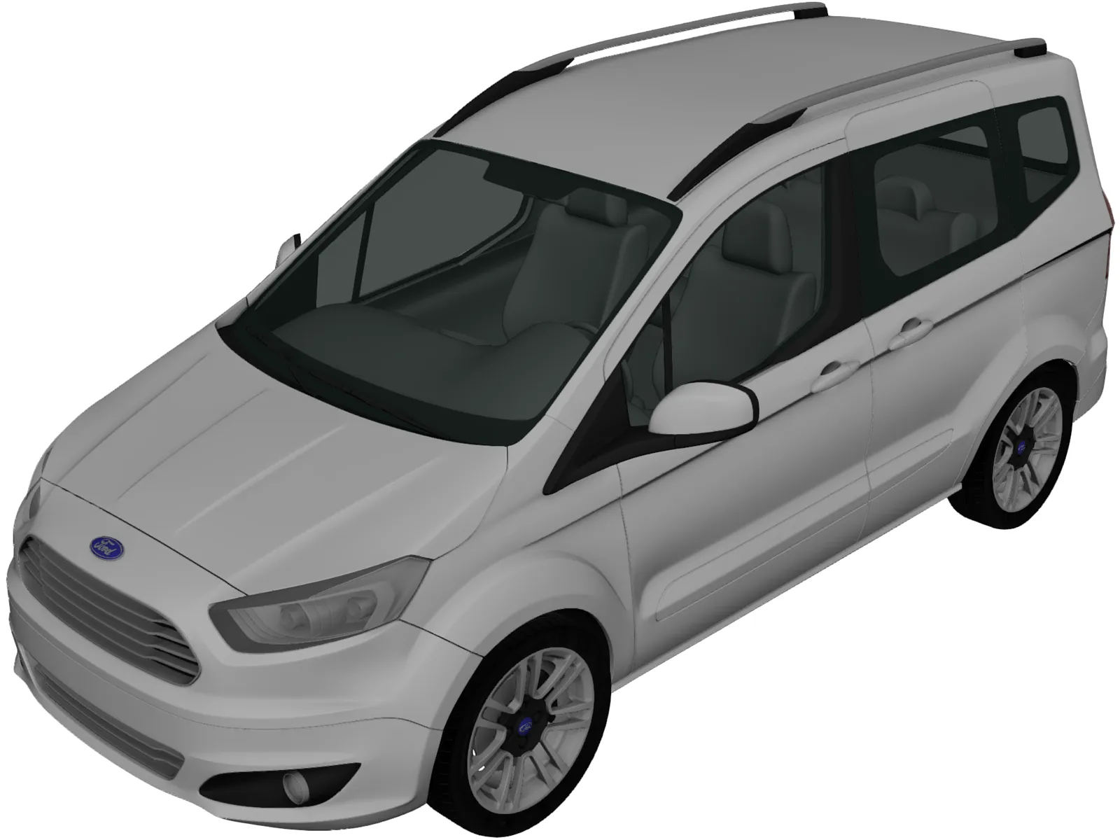 Ford Tourneo Courier (2013) 3D Model