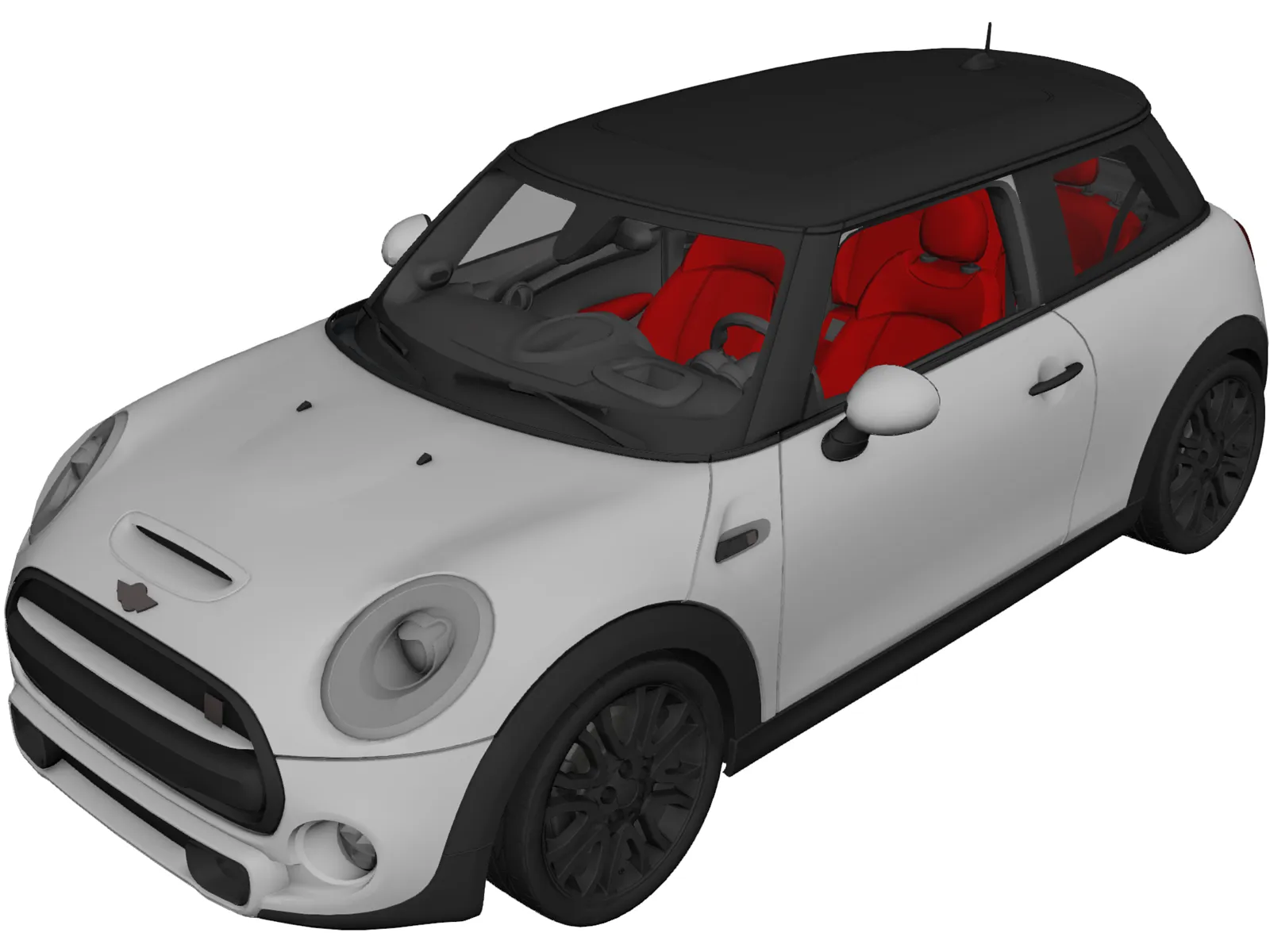 Mini Cooper S (2015) 3D Model