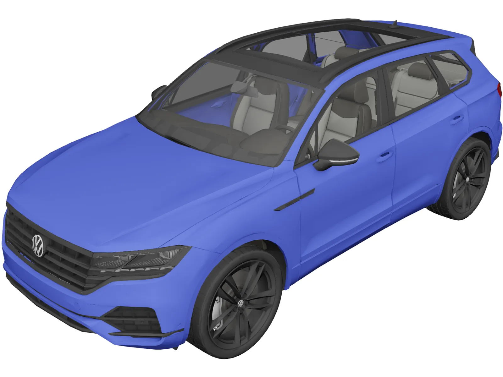 Volkswagen Touareg (2020) 3D Model