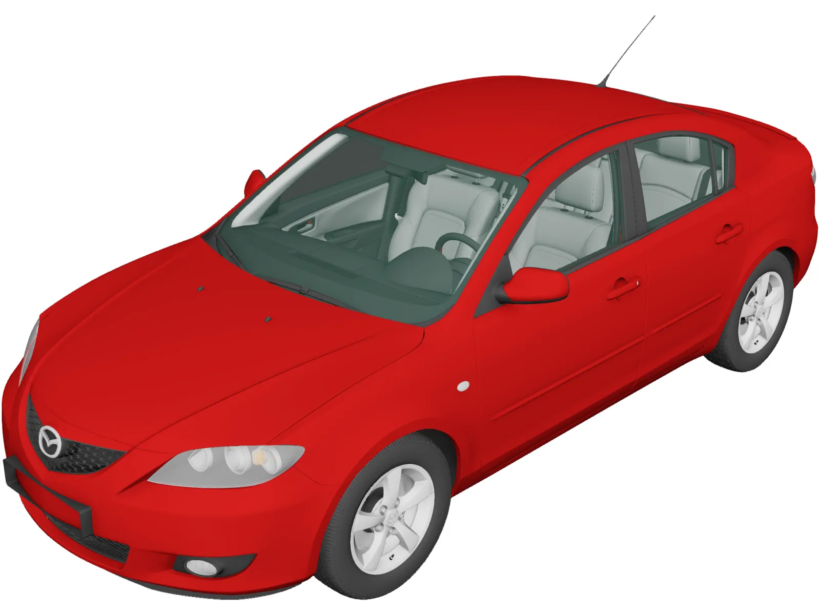 Mazda 3 Sedan (2003) 3D Model