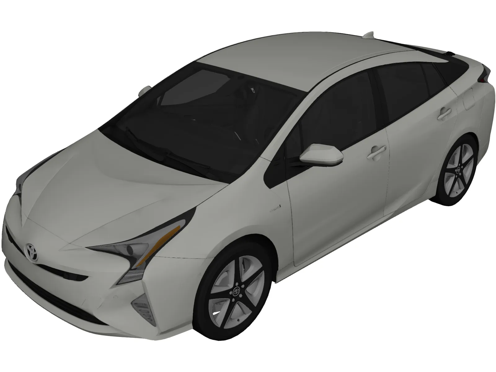 Toyota Prius (2017) 3D Model