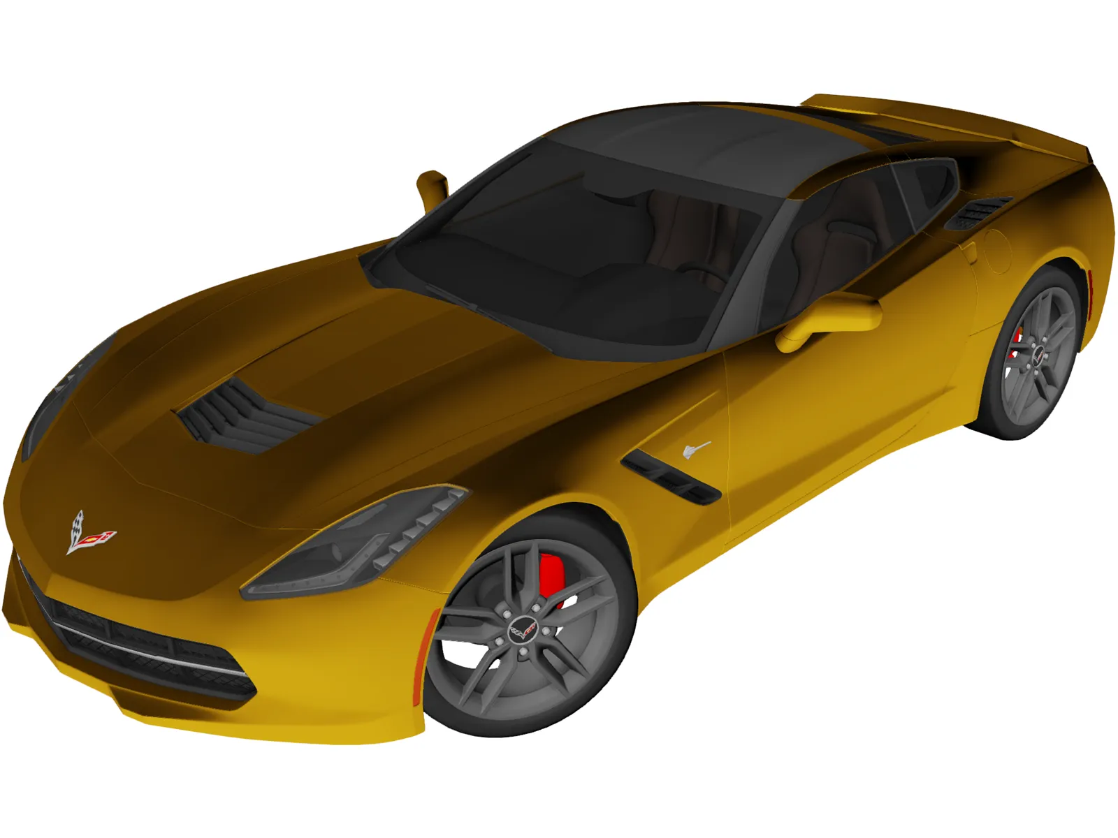 Chevrolet Corvette Stingray C7 (2013) 3D Model