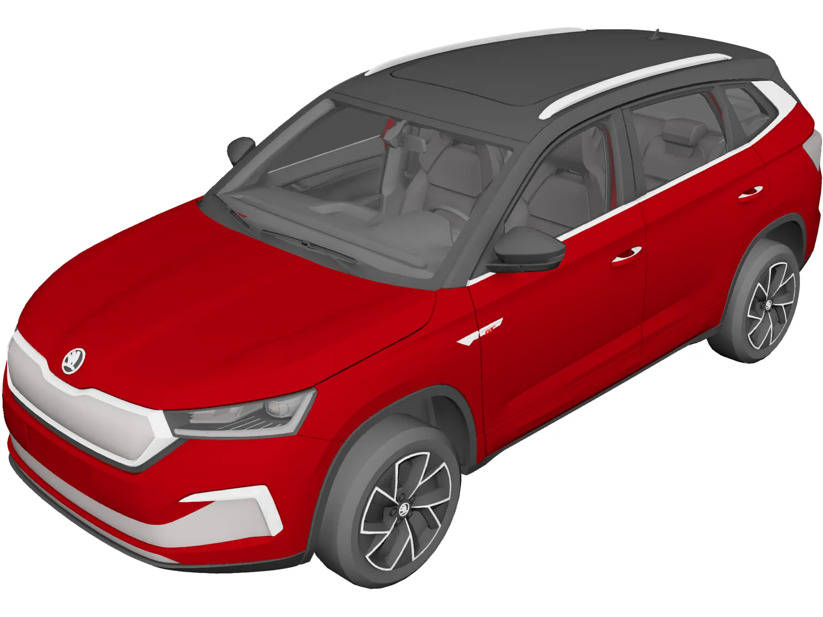 Skoda Kamiq GT (2020) 3D Model