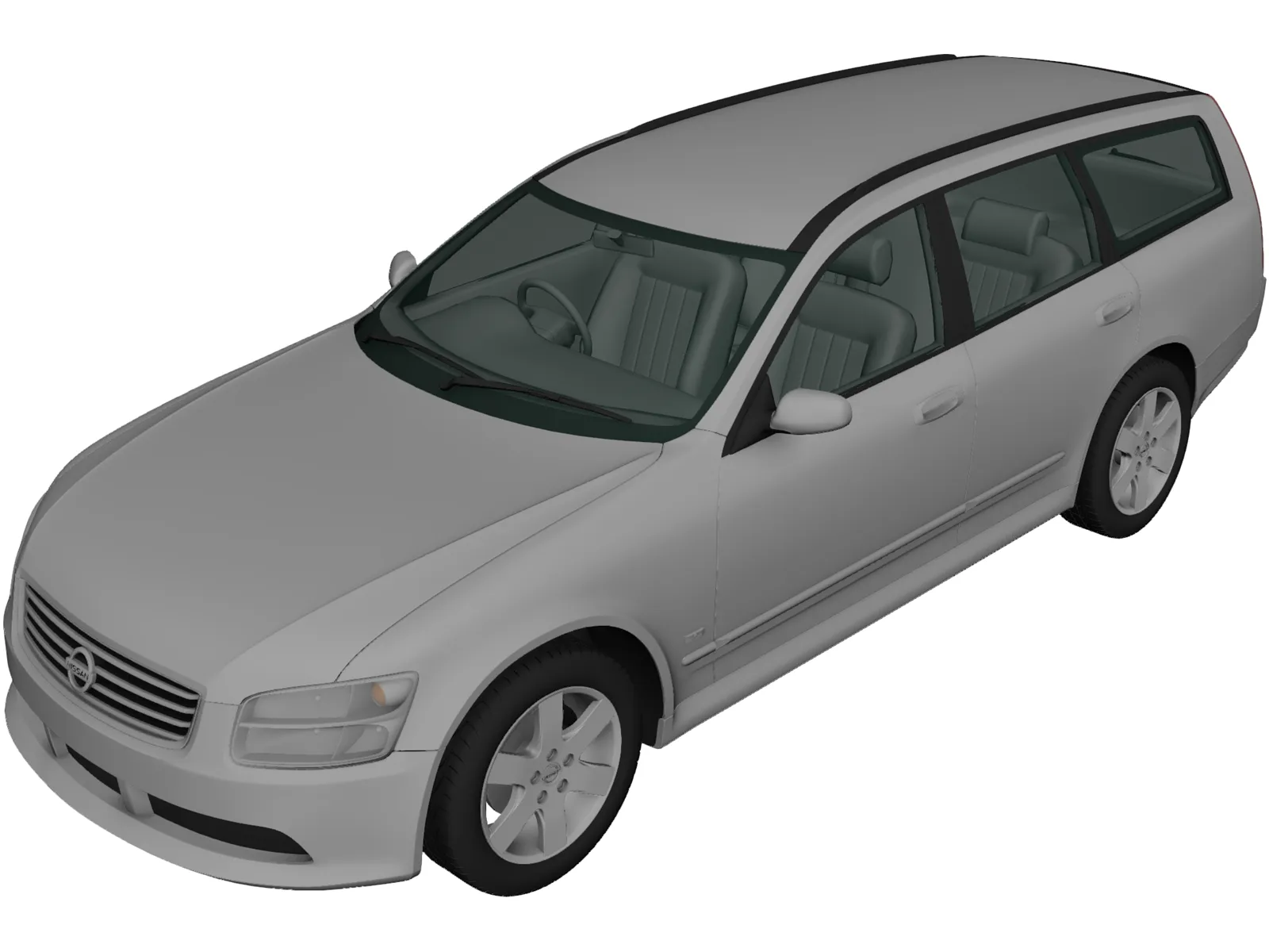 Nissan Stagea (2001) 3D Model