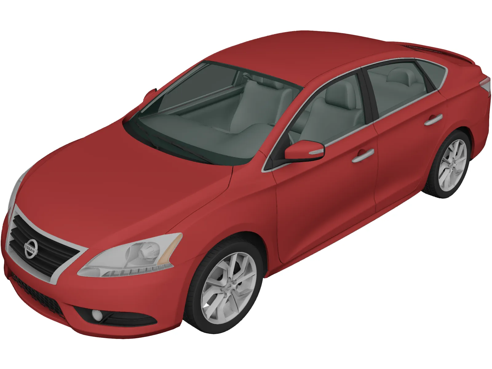 Nissan Sentra (2014) 3D Model